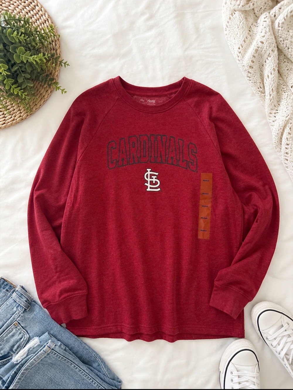 ST. LOUIS CARDINALS CAMPUS LIFESTYLE MLB LADIES PULLOVER